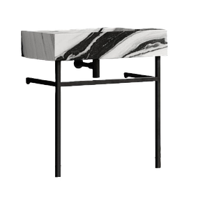 Vernante Panda Marble Vanity Unit 800mm