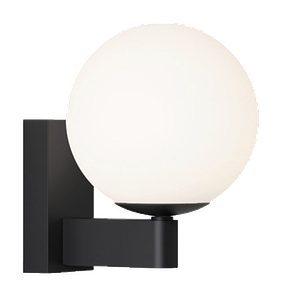 Astro Sagara Bathroom Wall Light in Matt Black